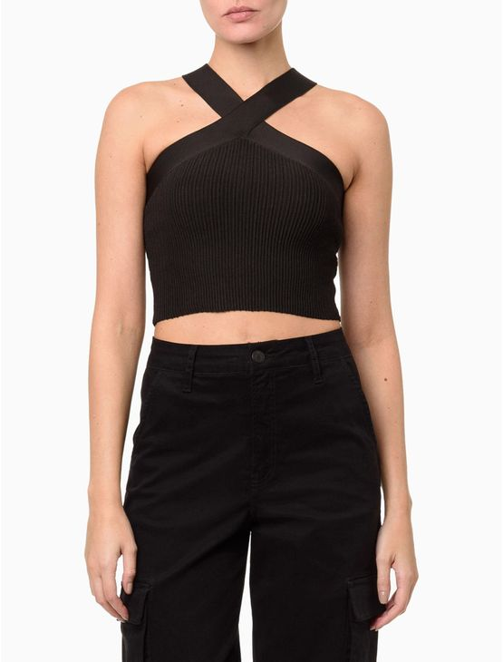 Top Feminino Tricot Decote Cruzado Calvin Klein Jeans - Preto Top Feminino Tricot Decote Cruzado Calvin Klein Jeans Preto Pp Top Feminino Tricot Decote Cruzado Calvin Klein Jeans - Preto Top Feminino Tricot Decote Cruzado Calvin Klein Jeans Preto Pp