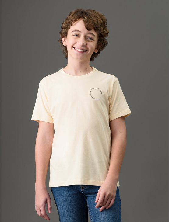 Camiseta Menino Sunset & Sunrise Calvin Klein Jeans - Amarelo Manteiga Camiseta Menino Sunset & Sunrise Calvin Klein Jeans Amarelo Manteiga 6 Camiseta Menino Sunset & Sunrise Calvin Klein Jeans - Amarelo Manteiga Camiseta Menino Sunset & Sunrise Calvin Klein Jeans Amarelo Manteiga 6