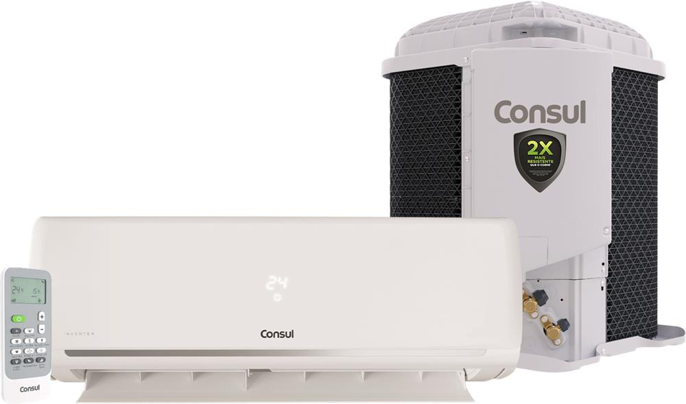 Ar-Condicionado Split Consul Triple Inverter Economaxi Frio 9000 Btus - Cbk09cbxcj Bivolt Ar-Condicionado Split Consul Triple Inverter Economaxi Frio 9000 Btus - Cbk09cbxcj Bivolt