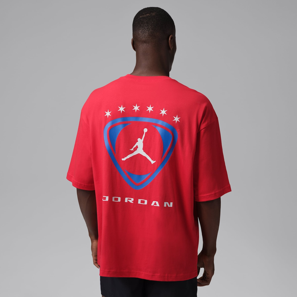 Camiseta Jordan Brooklyn Fleece Oversized Graphic Masculina Camiseta Jordan Brooklyn Fleece Oversized Graphic Masculina