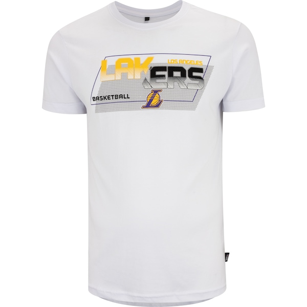 Camiseta do Los Angeles Lakers NBA Masculina Estampada N511A
