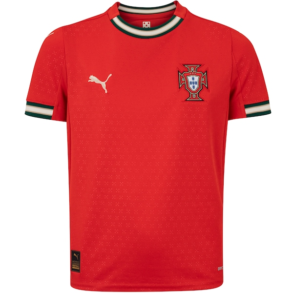 Camisa Portugal I 25 Torcedor Puma Infantil Camisa Portugal I 25 Torcedor Puma Infantil