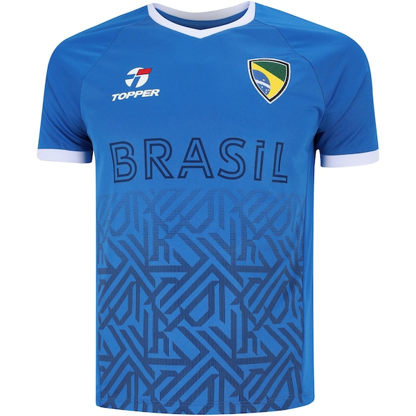 Camiseta Brasil II Topper - Masculina Camiseta Brasil II Topper - Masculina