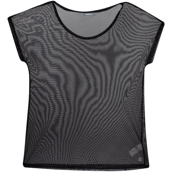 Camiseta Oxer Manga Curta Tule Lisa - Feminina Camiseta Oxer Manga Curta Tule Lisa - Feminina