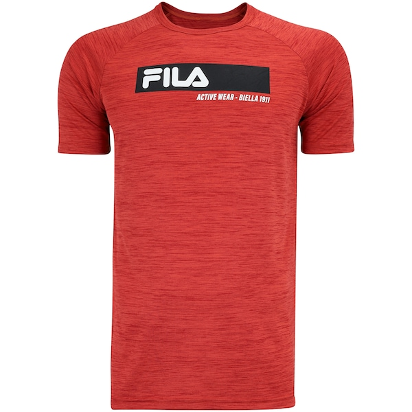 Camiseta Fila Manga Curta Sport Melange - Masculina Camiseta Fila Manga Curta Sport Melange - Masculina