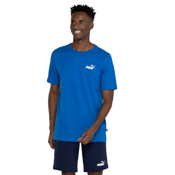 Camiseta Masculina Puma Manga Curta Essentials Small Logo Camiseta Masculina Puma Manga Curta Essentials Small Logo