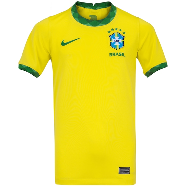 Camisa da Seleção Brasileira I 2020 Nike - Infantil Camisa da Seleção Brasileira I 2020 Nike - Infantil