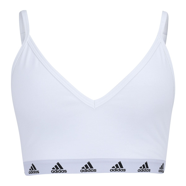 Top Fitness adidas sem Bojo Baixa Sustentação Everyday Suporte Leve - Adulto Top Fitness adidas sem Bojo Baixa Sustentação Everyday Suporte Leve - Adulto