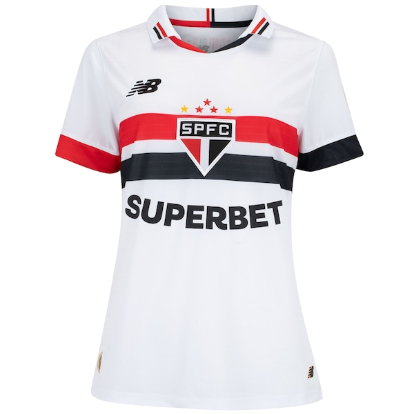Camisa do São Paulo I 24 New Balance Feminina Torcedor Camisa do São Paulo I 24 New Balance Feminina Torcedor