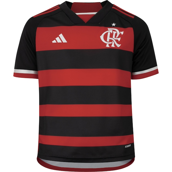 Camisa do Flamengo I 24 adidas Infantil Torcedor Camisa do Flamengo I 24 adidas Infantil Torcedor