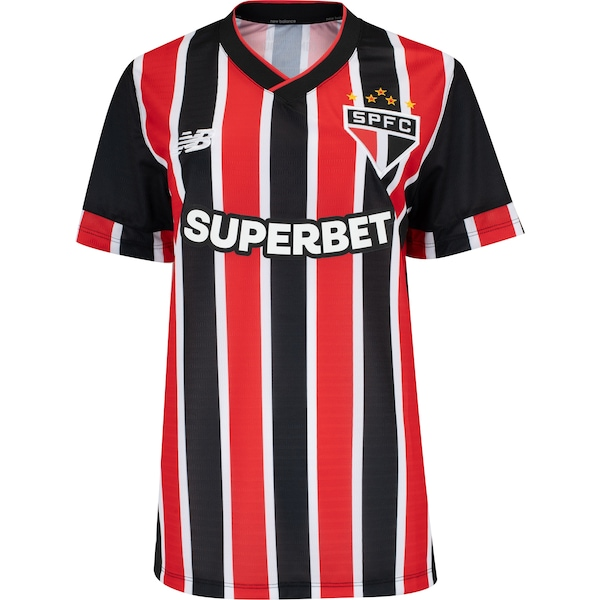 Camisa do São Paulo II 24 New Balance Feminina Torcedora Camisa do São Paulo II 24 New Balance Feminina Torcedora