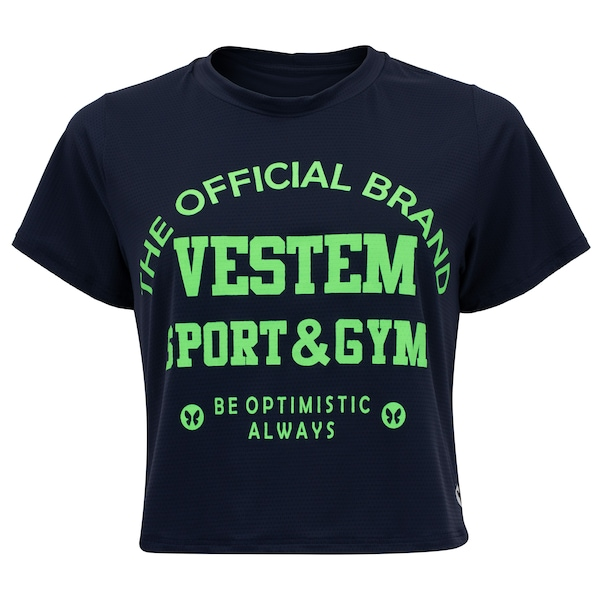 Blusa Cropped Feminina Vestem Manga Curta Dry Fit Vênus Blusa Cropped Feminina Vestem Manga Curta Dry Fit Vênus