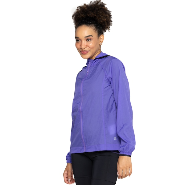 Jaqueta Corta-Vento Feminina Oxer com Capuz Run Faster Packable Jaqueta Corta-Vento Feminina Oxer com Capuz Run Faster Packable