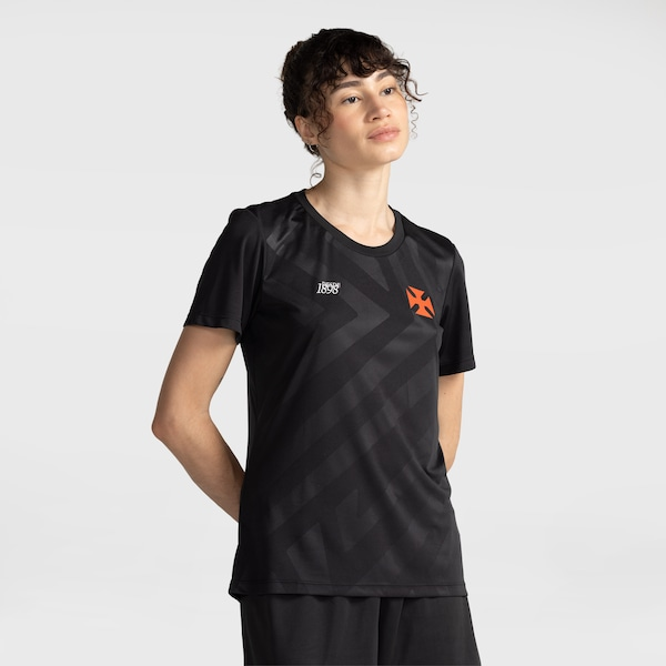 Camisa do Vasco Embossed Licenciada Feminina Camisa do Vasco Embossed Licenciada Feminina