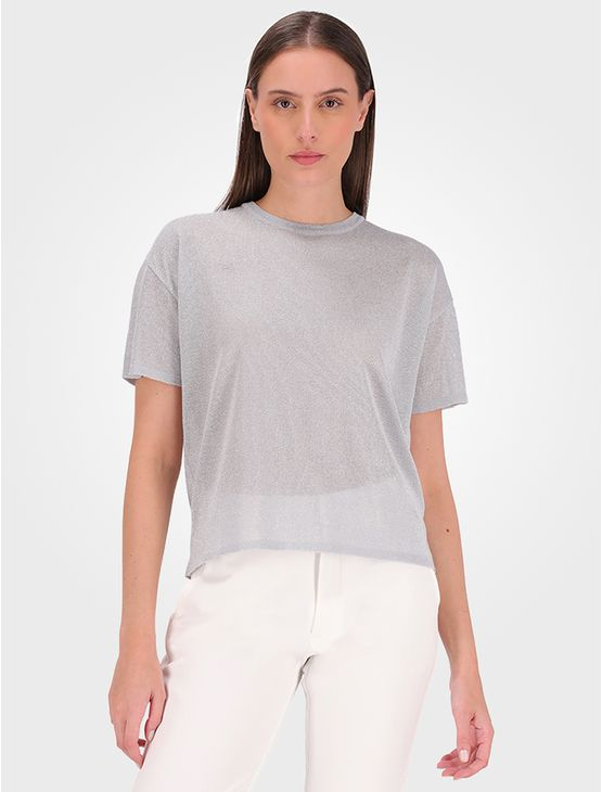 Camiseta Feminina Tricot Transparência Calvin Klein - Light Grey Camiseta Feminina Tricot Transparência Calvin Klein Light Grey Pp Camiseta Feminina Tricot Transparência Calvin Klein - Light Grey Camiseta Feminina Tricot Transparência Calvin Klein Light Grey Pp