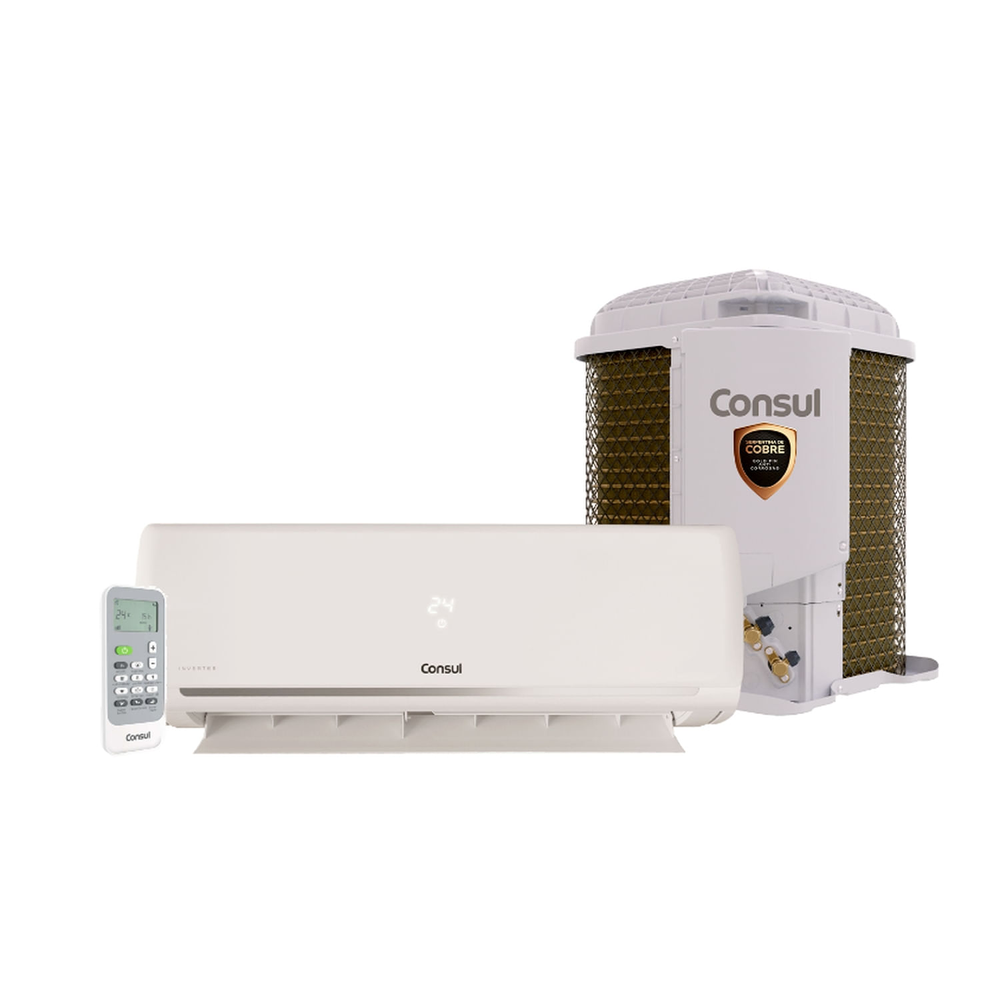 Ar Condicionado Split Consul Triple Inverter Cobre Frio 12000 Btus - Cbk12dbxcj Bivolt Ar Condicionado Split Consul Triple Inverter Cobre Frio 12000 Btus - Cbk12dbxcj Bivolt