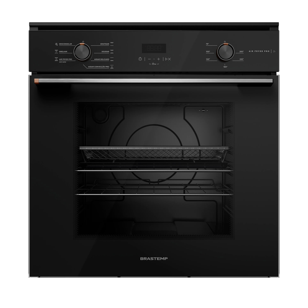 Forno De Embutir Elétrico 84 Litros Com Air Fryer Pro Cinza Brastemp - Box84ar 110V
