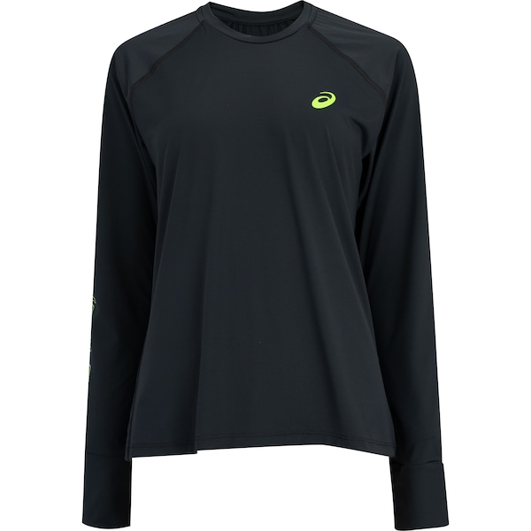 Camiseta Manga Longa ASICS com Proteção UV e Refletivo - Feminina