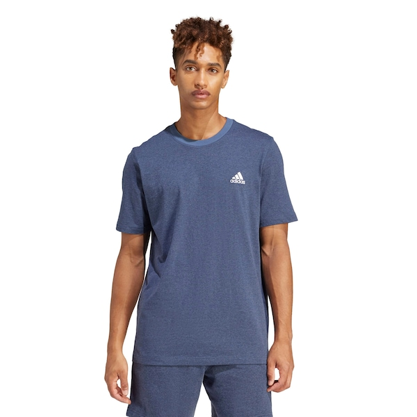 Camiseta Masculina adidas Manga Curta Mescla Camiseta Masculina adidas Manga Curta Mescla