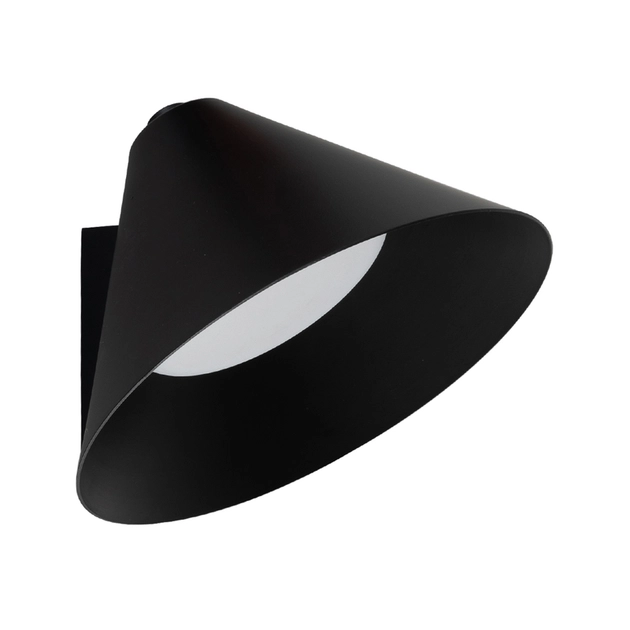 Arandela Led Aluminio 5W 375Lm 3000K Hat - PRETO Arandela Led Aluminio 5W 375Lm 3000K Hat - PRETO