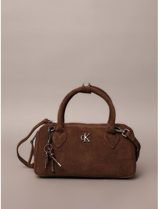 Bolsa Baguete Calvin Klein Jeans Camurça - Marrom Bolsa Baguete Calvin Klein Jeans Camurça Marrom u Bolsa Baguete Calvin Klein Jeans Camurça - Marrom Bolsa Baguete Calvin Klein Jeans Camurça Marrom u