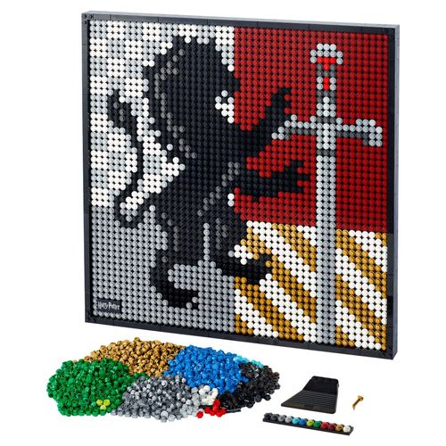 LEGO® Art - Harry Potter Hogwarts Brasões LEGO® Art - Harry Potter Hogwarts Brasões