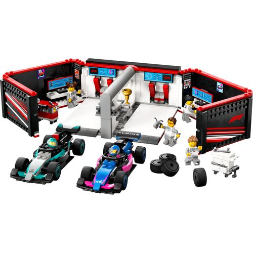 LEGO® City - Garagem F1® e carros Mercedes-AMG e Alpine