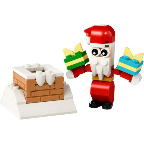 LEGO® Diversão natalina na chaminé com o Papai Noel LEGO® Diversão natalina na chaminé com o Papai Noel