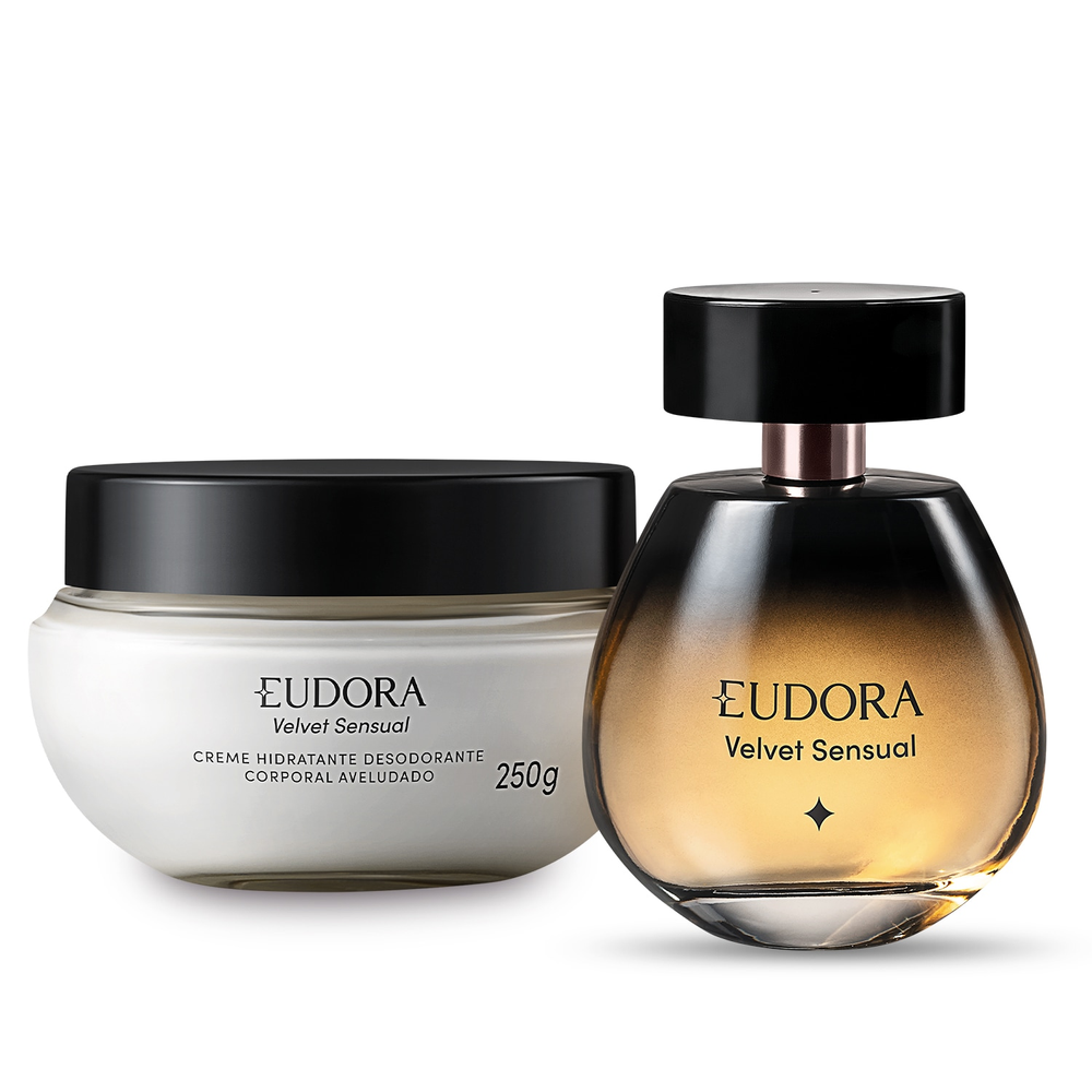 Combo Velvet Sensual: Desodorante Colônia 100ml + Creme Hidratante Desodorante Corporal 250g Combo Velvet Sensual: Desodorante Colônia 100ml + Creme Hidratante Desodorante Corporal 250g