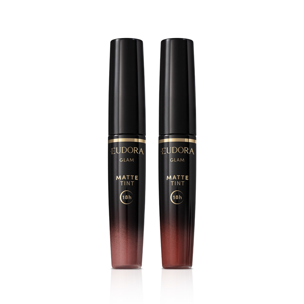 Combo Batom Líquido Matte Tint: Rosé Vintage 4ml + Castanho Divino 4ml Combo Batom Líquido Matte Tint: Rosé Vintage 4ml + Castanho Divino 4ml