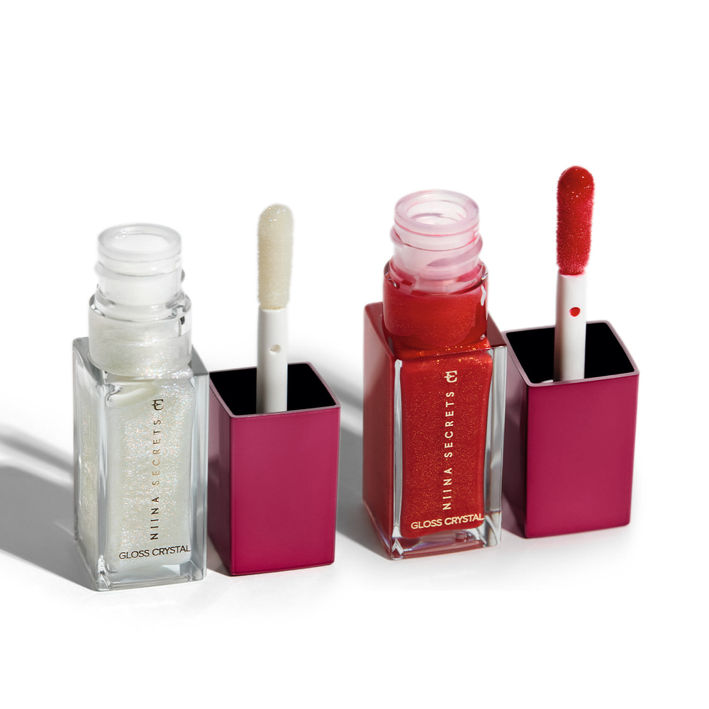 Combo Gloss Crystal Niina Secrets: Cristal Jaspe 7ml + Holográfico Moon Stone 7ml Combo Gloss Crystal Niina Secrets: Cristal Jaspe 7ml + Holográfico Moon Stone 7ml