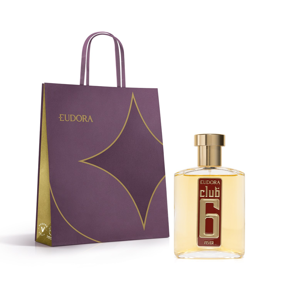 Combo Club 6 Fever: Desodorante Colônia 95ml + Sacola M Combo Club 6 Fever: Desodorante Colônia 95ml + Sacola M