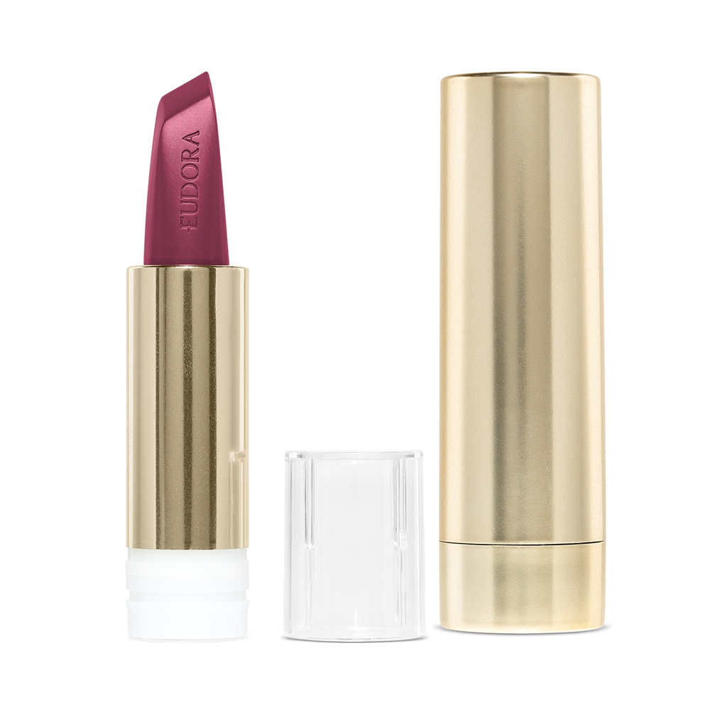 Combo Sofisticada e Autêntica: Batom Rosa 3,4g + Case Dourado
