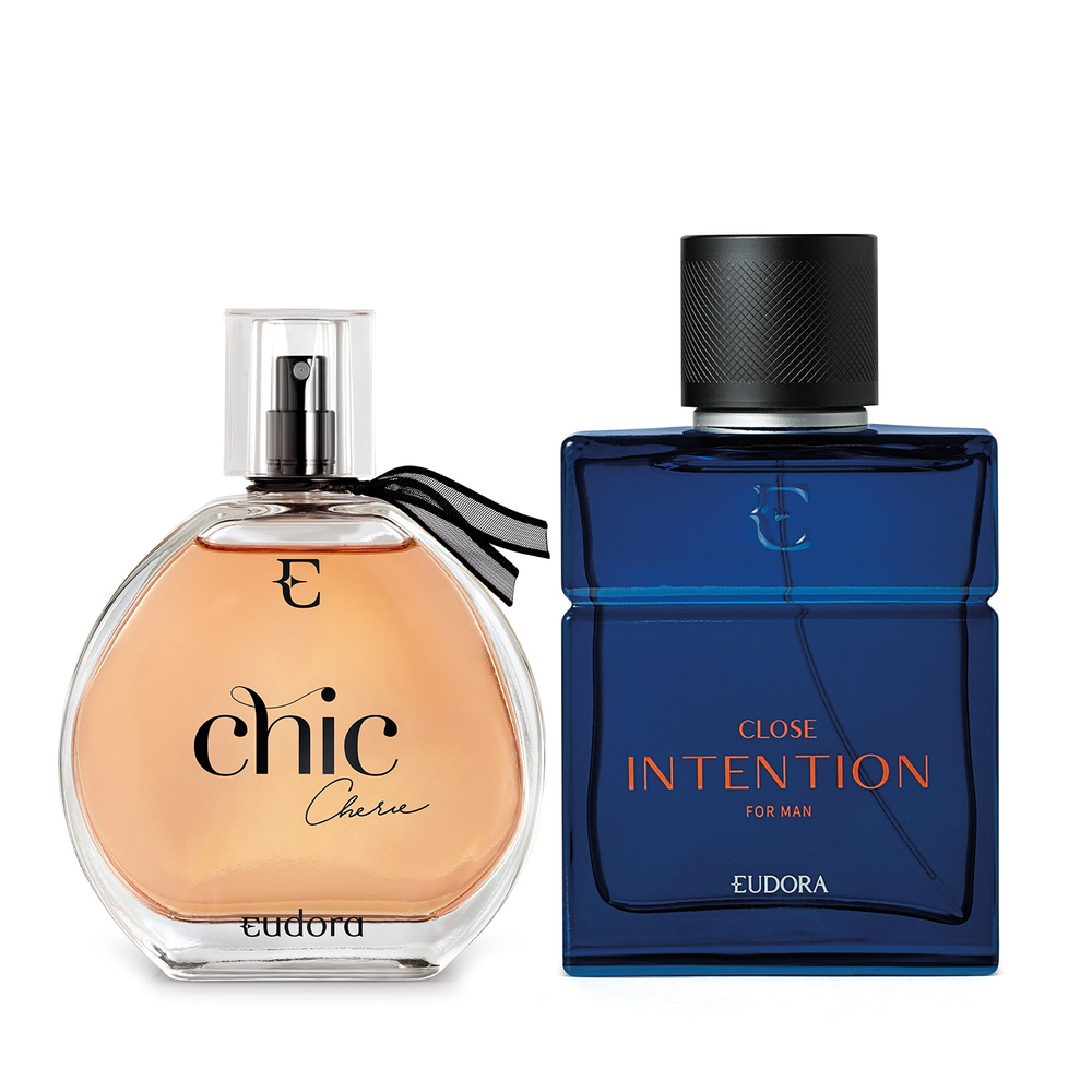 Combo Desodorante Colônia: Chic Chérie 95ml + Close Intention 100ml
