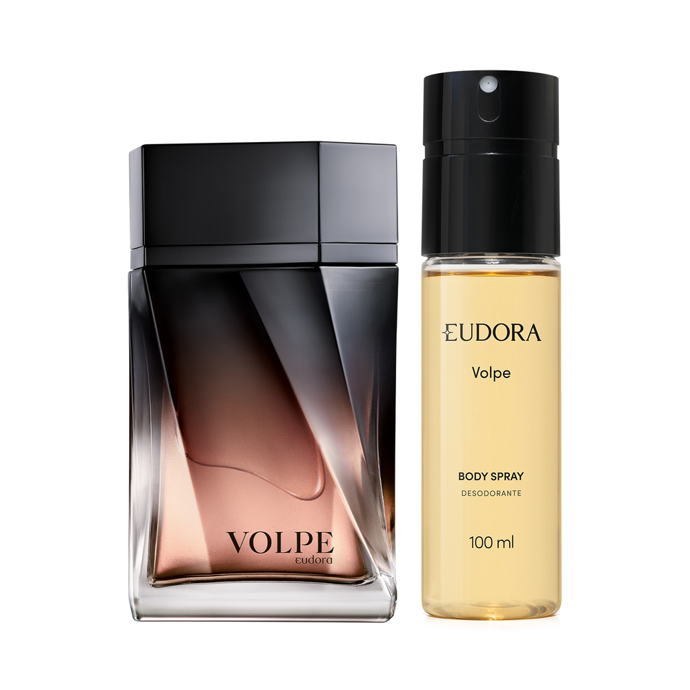 Combo Volpe: Desodorante Colônia 100ml + Body Spray 100ml Combo Volpe: Desodorante Colônia 100ml + Body Spray 100ml