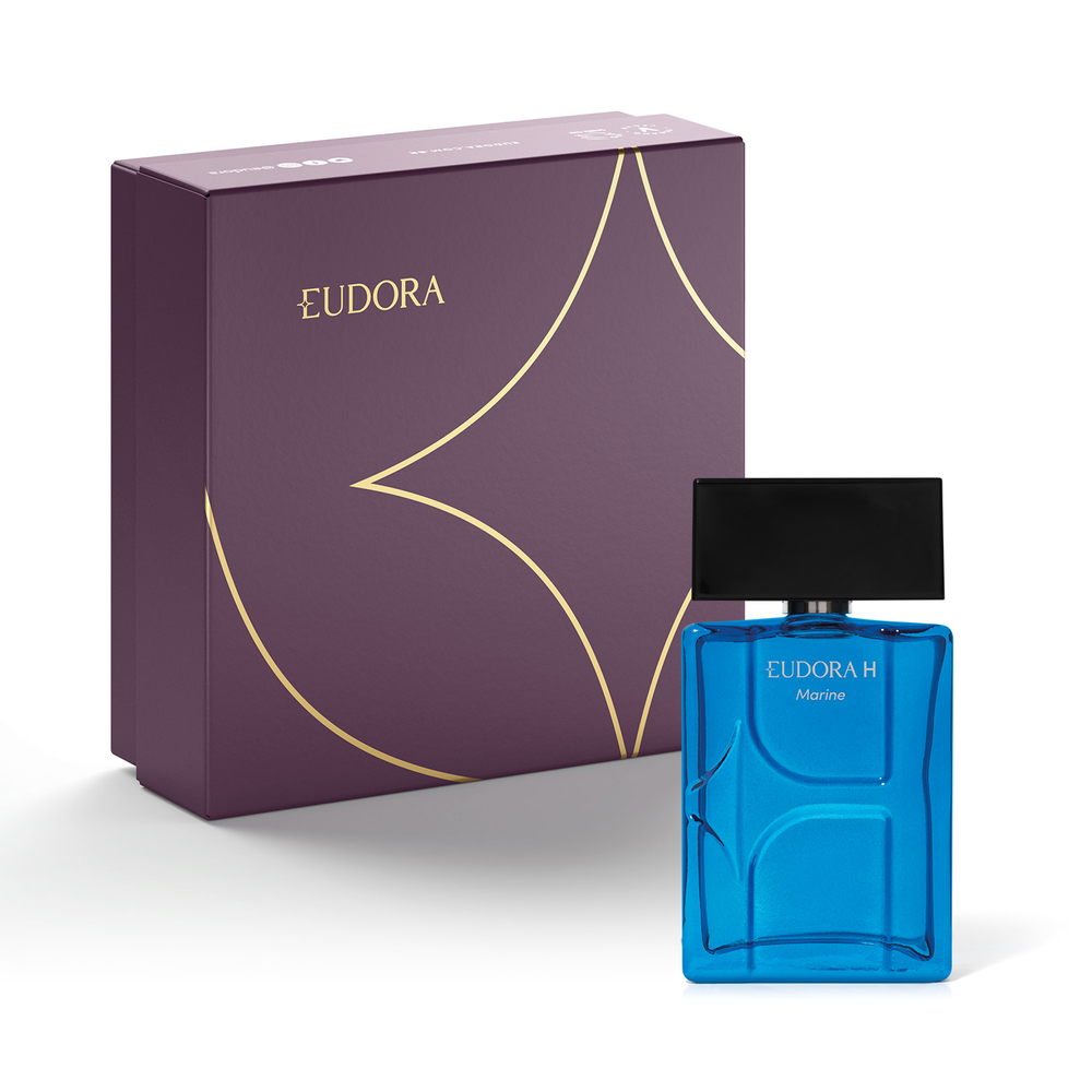 Combo Eudora H Marine: Desodorante Colônia 100ml + Caixa