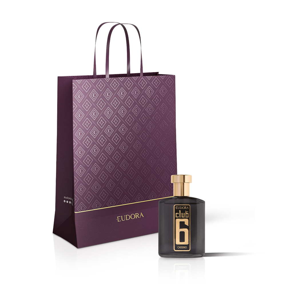 Combo Desodorante Colônia Club 6 Cassino 95ml + Sacola M Combo Desodorante Colônia Club 6 Cassino 95ml + Sacola M