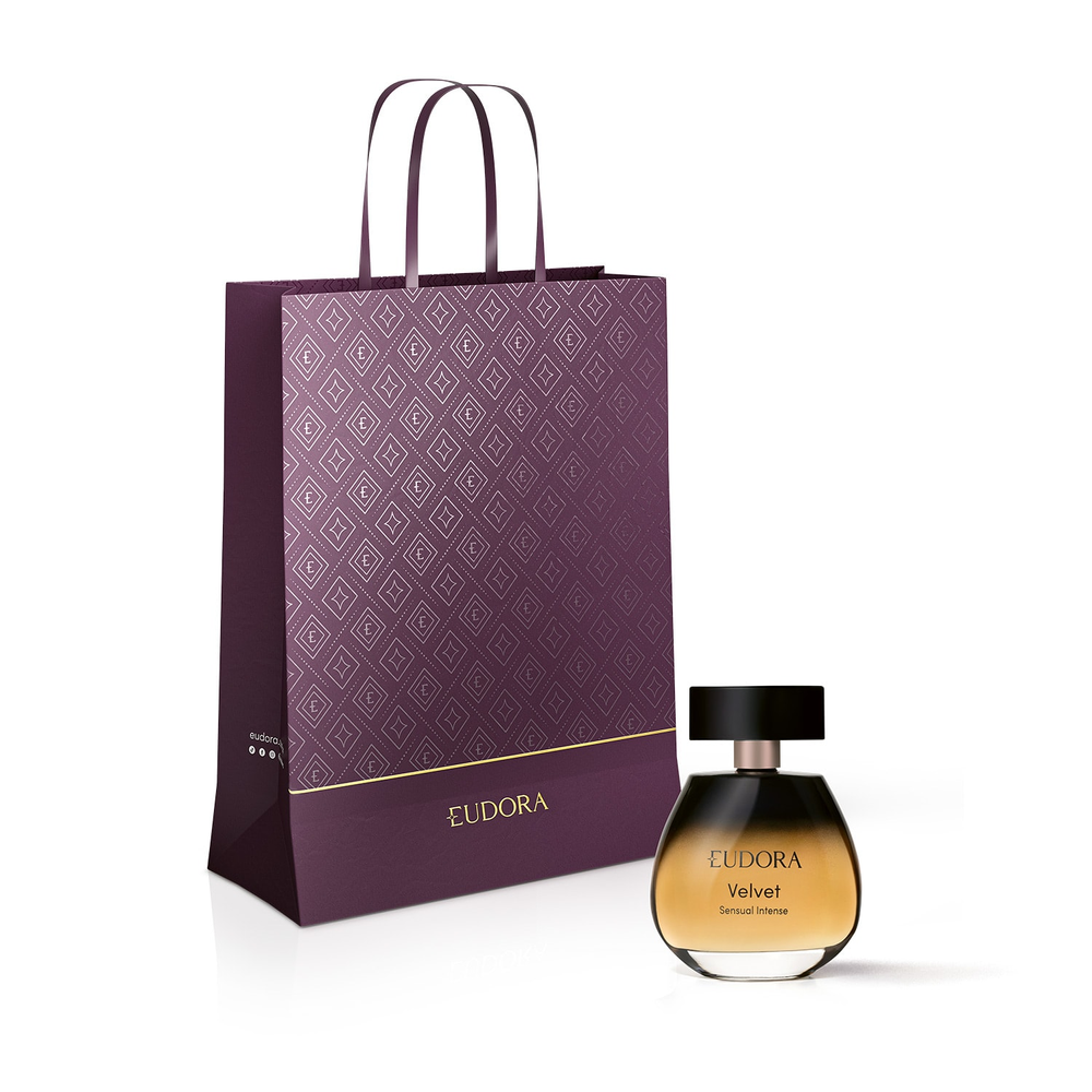 Combo Eudora Velvet Sensual Intense Desodorante Colônia 100ml + Sacola Combo Eudora Velvet Sensual Intense Desodorante Colônia 100ml + Sacola