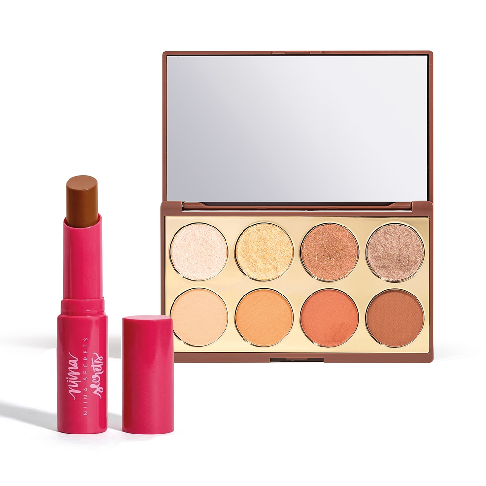Combo Niina Secrets: Palette de Sombras Neutrals 5,6g + Hidra Balm Caramelo 3,2g Combo Niina Secrets: Palette de Sombras Neutrals 5,6g + Hidra Balm Caramelo 3,2g