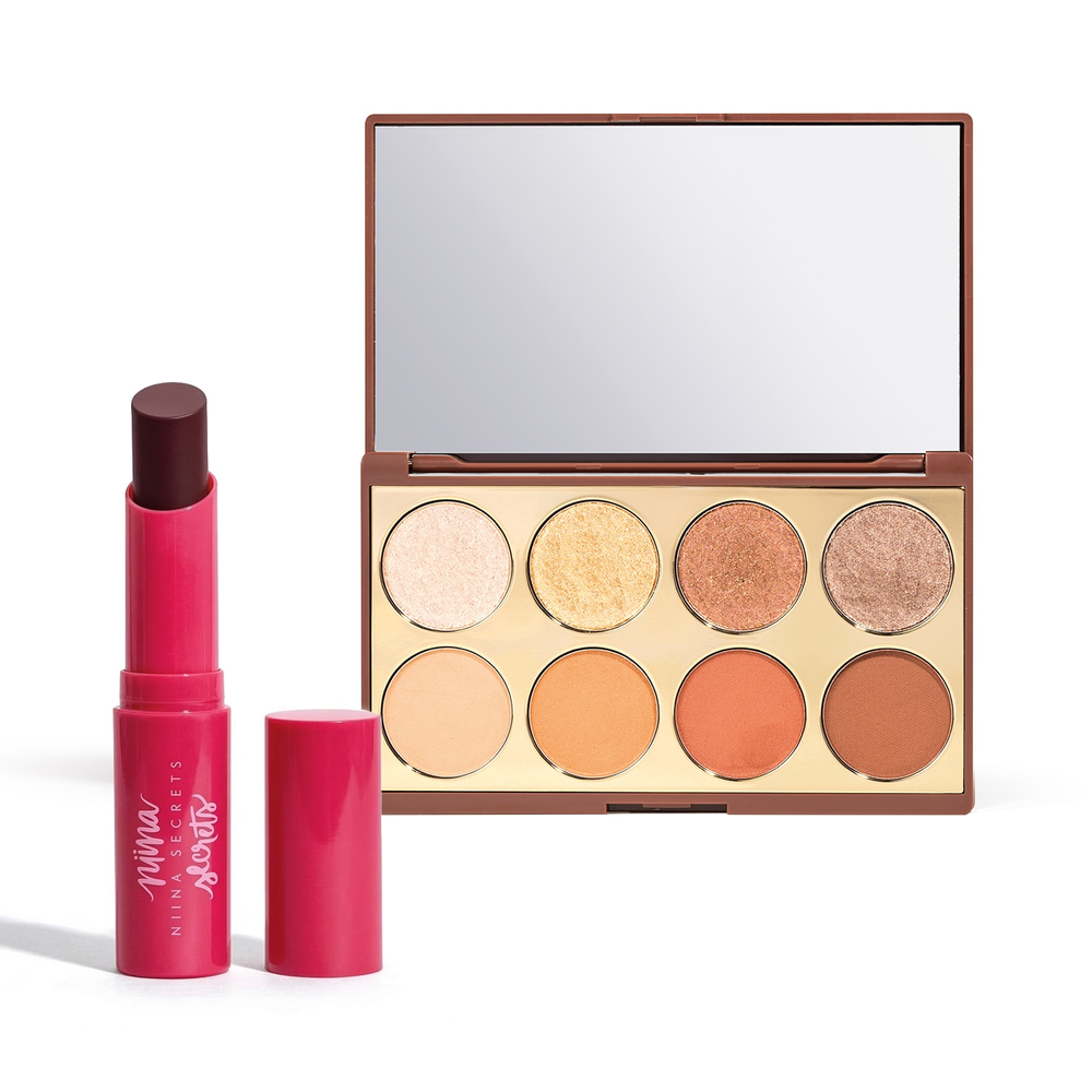 Combo Niina Secrets: Palette de Sombras Neutrals 5,6g + Hidra Balm Vinho 3,2g Combo Niina Secrets: Palette de Sombras Neutrals 5,6g + Hidra Balm Vinho 3,2g