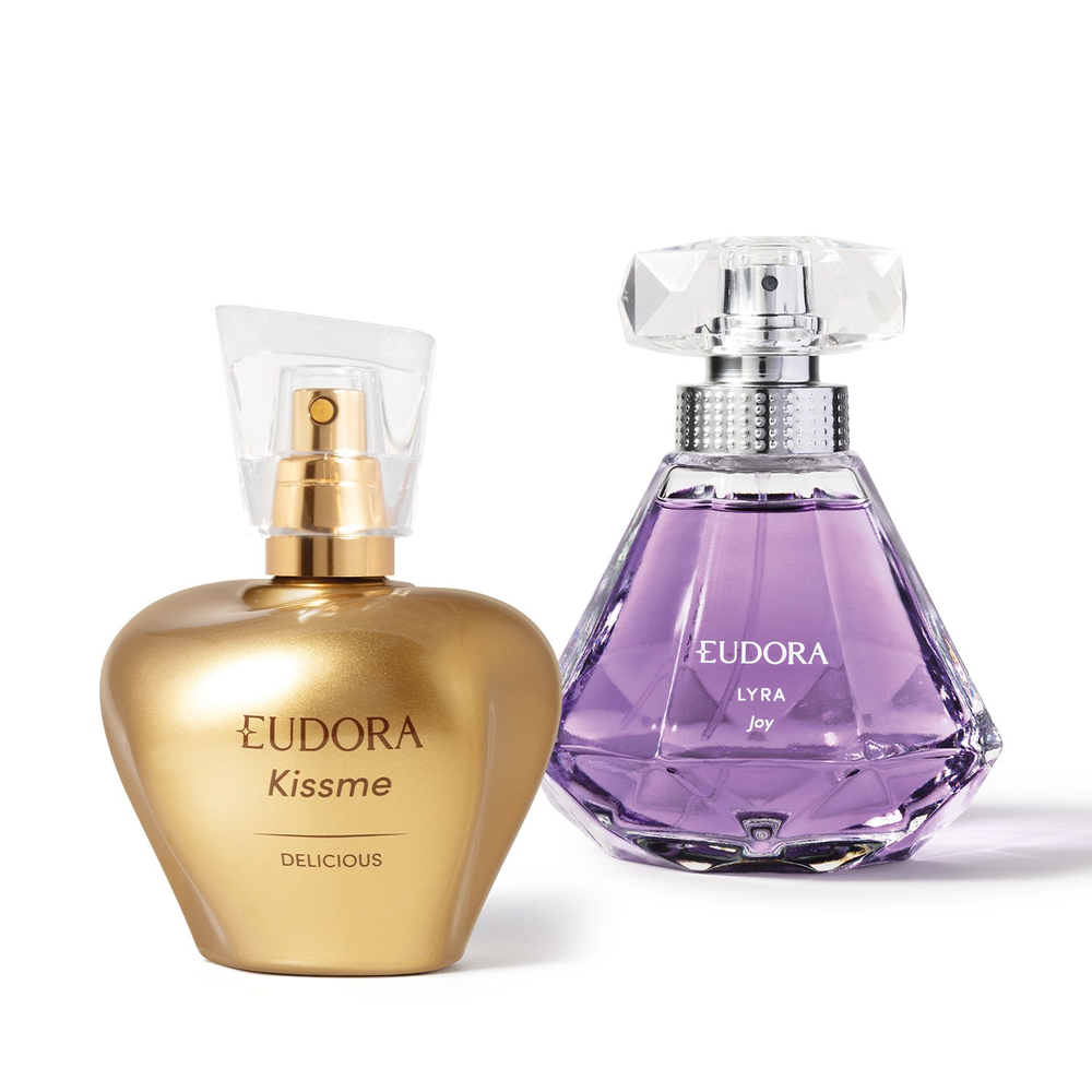 Combo Kiss Me & Lyra: Desodorante Colônia 50ml + Desodorante Colônia 75ml Combo Kiss Me & Lyra: Desodorante Colônia 50ml + Desodorante Colônia 75ml