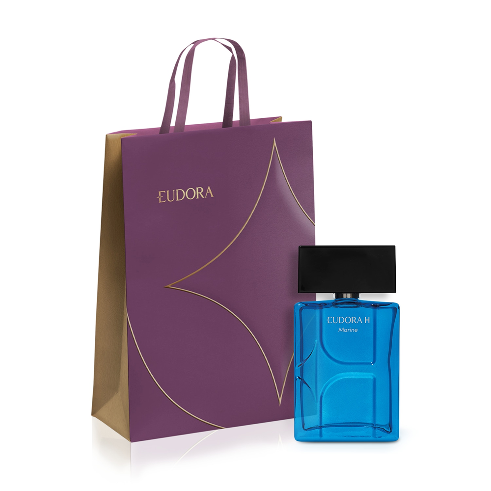Combo Eudora H Marine: Desodorante Colônia 100ml + Sacola Combo Eudora H Marine: Desodorante Colônia 100ml + Sacola