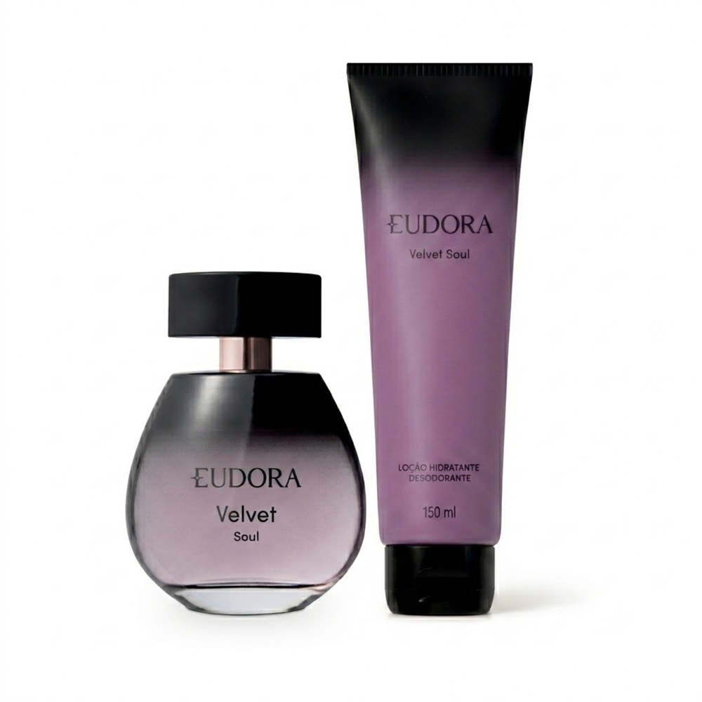 Combo Velvet Soul: Desodorante Colônia 100ml + Loção Corporal 250ml Combo Velvet Soul: Desodorante Colônia 100ml + Loção Corporal 250ml