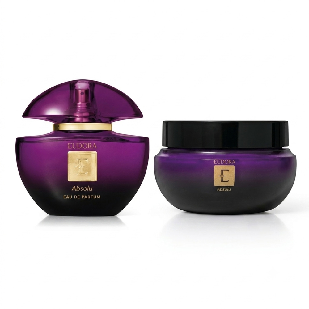 Combo Eudora Absolu: Eau de Parfum 75ml + Creme Hidratante Corporal 200g Combo Eudora Absolu: Eau de Parfum 75ml + Creme Hidratante Corporal 200g