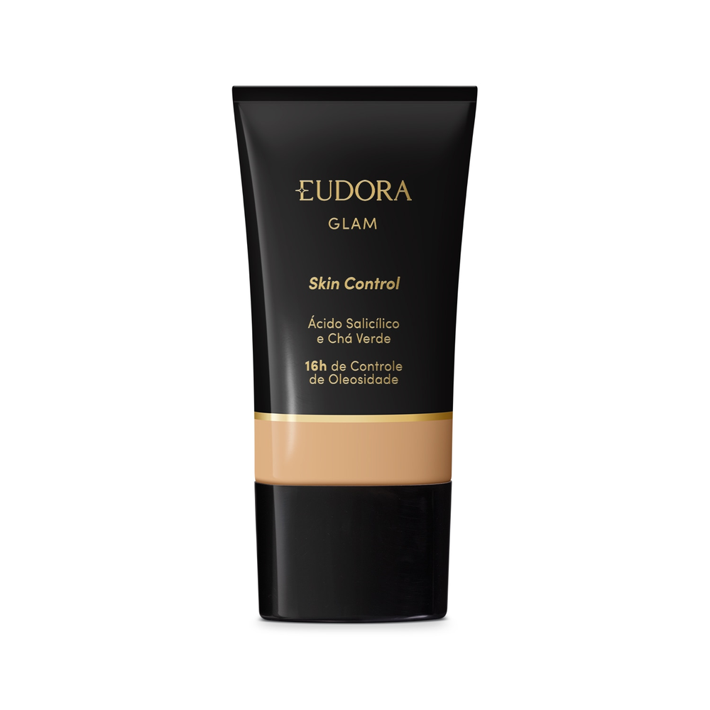 Base Líquida Glam Skin Control Cor 25 30ml Base Líquida Glam Skin Control Cor 25 30ml
