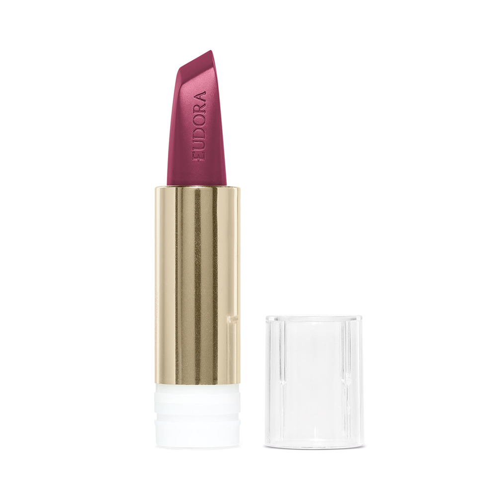 Refil Batom Semi Matte Rosa Autêntico Glam Amulips 3,4g