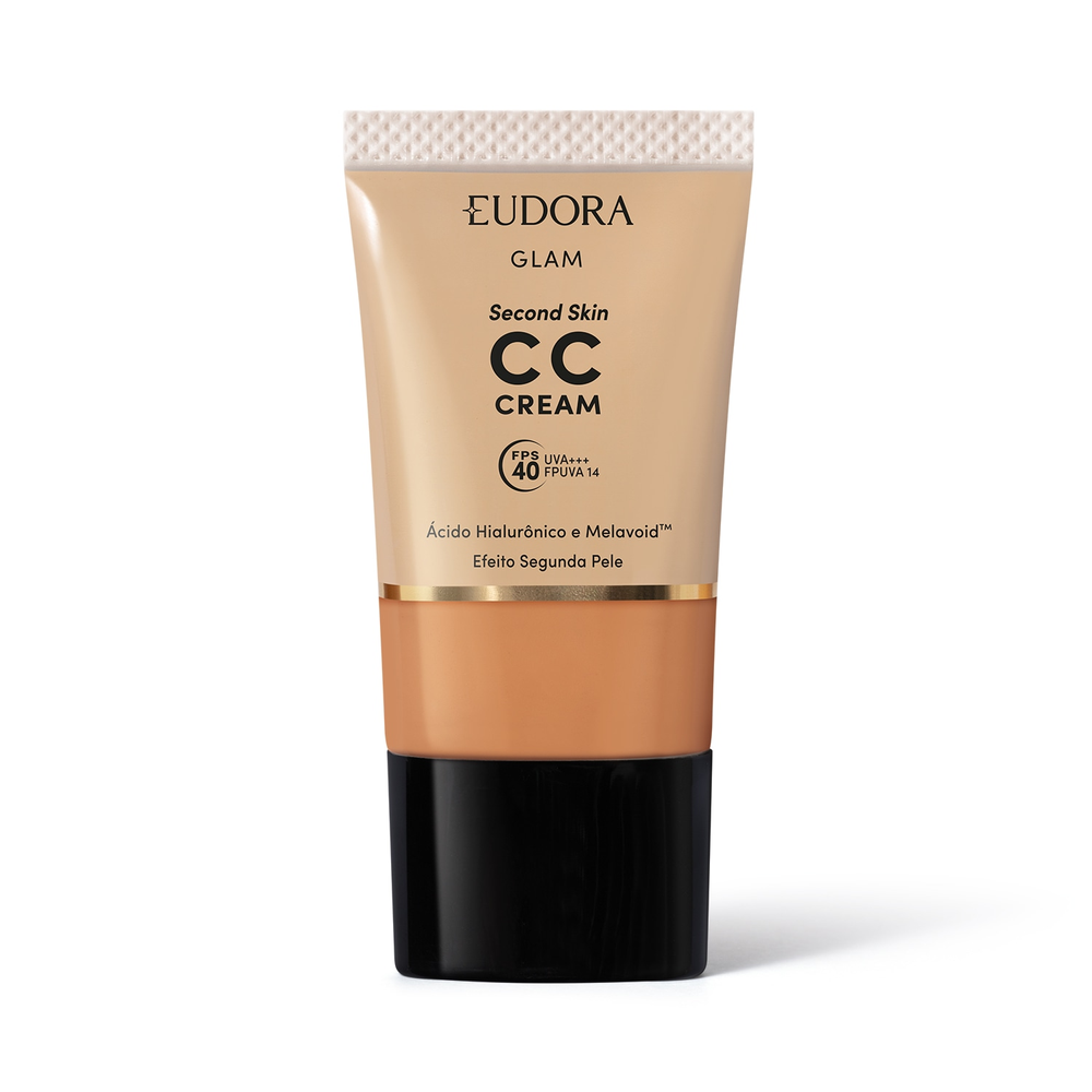 CC Cream Eudora Glam Second Skin Cor 65 30ml CC Cream Eudora Glam Second Skin Cor 65 30ml
