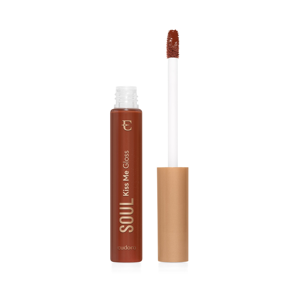 Gloss Marrom Bombom de Avelã Soul Kiss Me Doces Finos 5,2ml Gloss Marrom Bombom de Avelã Soul Kiss Me Doces Finos 5,2ml