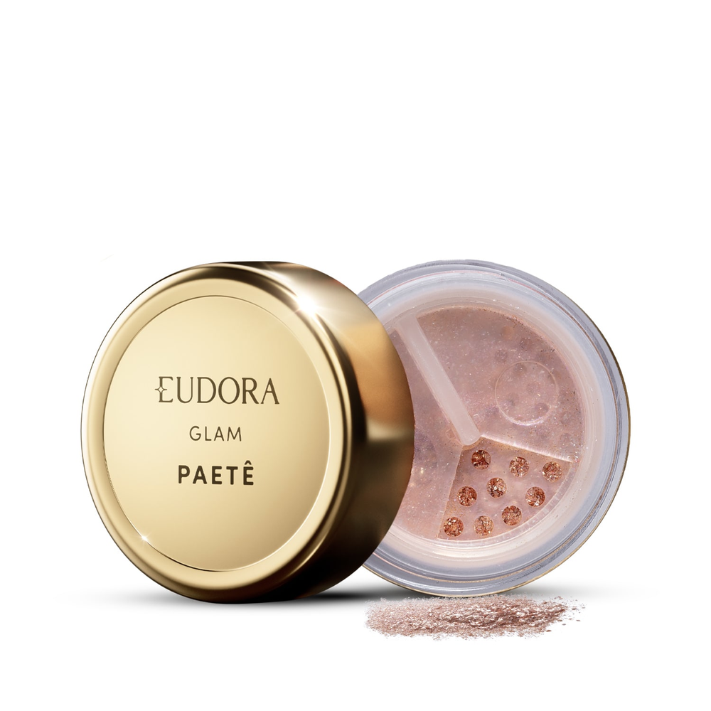 Glitter Multifuncional Rosê Glam Paetê 1g Glitter Multifuncional Rosê Glam Paetê 1g