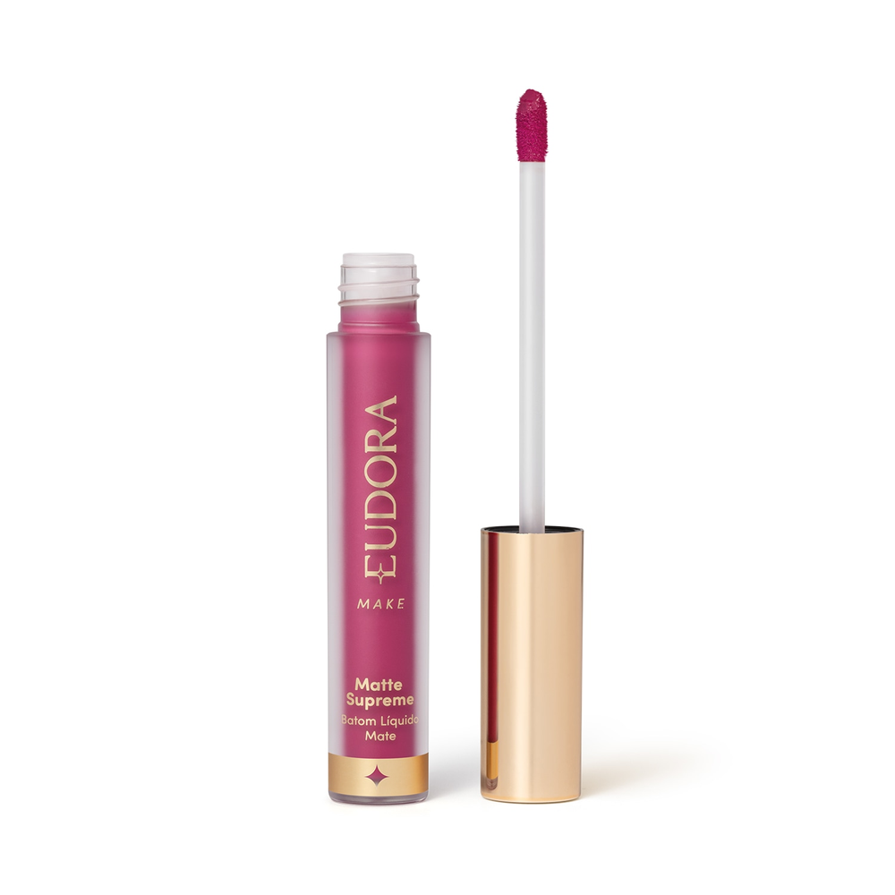 Batom Líquido Matte Supreme Fúcsia Valioso 4,0ml Batom Líquido Matte Supreme Fúcsia Valioso 4,0ml